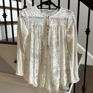 Anthropologie Lace Top